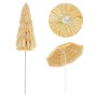 Sombrilla de playa estilo Hawaii natural 180 cm en Sombrillas | Comprar online en Foru.es