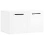 Armario pared madera contrachapada blanco brillo 60x36,5x35 cm de vidaXL, Taquillas y armarios de almacenamiento - Ref: Foro2...