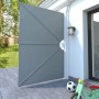 Toldo lateral plegable terraza gris 240x160 cm en Sombrillas | Comprar online en Foru.es
