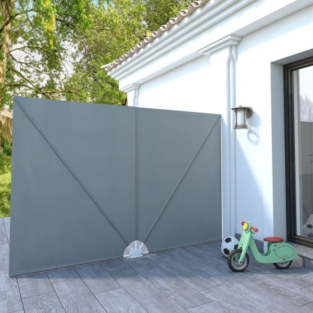 Toldo lateral plegable terraza gris 300x200 cm en Sombrillas | Comprar online en Foru.es
