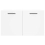 Armario de pared madera de ingeniería blanco 60x36,5x35 cm de vidaXL, Taquillas y armarios de almacenamiento - Ref: Foro24-83...