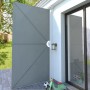 Toldo lateral plegable terraza gris 400x200 cm en Sombrillas | Comprar online en Foru.es