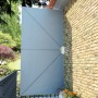 Toldo lateral plegable terraza gris 400x200 cm en Sombrillas | Comprar online en Foru.es