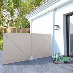 Toldo lateral plegable terraza color crema 300x150 cm en Sombrillas | Comprar online en Foru.es