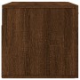Armario de pared madera ingeniería marrón roble 80x36,5x35 cm de vidaXL, Taquillas y armarios de almacenamiento - Ref: Foro24...