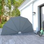 Toldo lateral plegable terraza gris 160 cm en Sombrillas | Comprar online en Foru.es