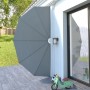 Toldo lateral plegable terraza gris 200 cm en Sombrillas | Comprar online en Foru.es
