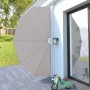 Toldo lateral plegable terraza color crema 200 cm en Sombrillas | Comprar online en Foru.es