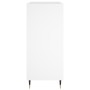 Mueble para discos madera contrachapada blanco 84,5x38x89 cm de vidaXL, Almacenamiento para CD y DVD - Ref: Foro24-831764, Pr...
