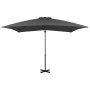 Sombrilla jardín voladiza palo de aluminio antracita 250x250 cm en Sombrillas | Comprar online en Foru.es