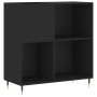 Mueble para discos madera contrachapada negro 84,5x38x89 cm de vidaXL, Almacenamiento para CD y DVD - Ref: Foro24-831765, Pre...
