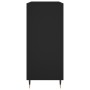 Mueble para discos madera contrachapada negro 84,5x38x89 cm de vidaXL, Almacenamiento para CD y DVD - Ref: Foro24-831765, Pre...