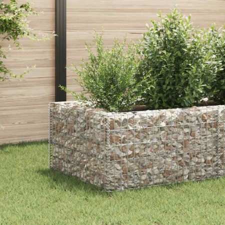 Arriate de gaviones de acero 360x90x50 cm en Macetas y jardineras | Comprar online en Foru.es