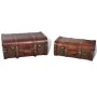Baúl cofre de madera vintage marrón 2 unidades de vidaXL, Baúles de almacenamiento - Ref: Foro24-240575, Precio: 87,97 €, Des...