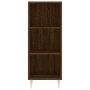 Aparador de madera de ingeniería marrón roble 34,5x32,5x90 cm de vidaXL, Aparadores - Ref: Foro24-828723, Precio: 46,66 €, De...
