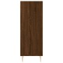 Aparador de madera de ingeniería marrón roble 34,5x32,5x90 cm de vidaXL, Aparadores - Ref: Foro24-828723, Precio: 46,66 €, De...