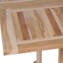 Set de comedor de jardín plegable 7 piezas madera maciza teca en Conjuntos de jardín | Comprar online en Foru.es