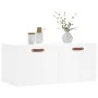 Weißer Wandschrank aus Holzwerkstoff, 80 x 36,5 x 35 cm von vidaXL, Schließfächer und Lagerschränke - Ref: Foro24-830052, Pre...