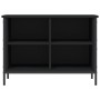 Zapatero madera de ingeniería negro 69x35x50 cm de vidaXL, Zapateros y organizadores de calzado - Ref: Foro24-831833, Precio:...