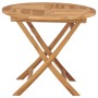 Mesa de jardín plegable madera de teca maciza 85x76 cm en Mesas de jardín | Comprar online en Foru.es