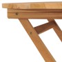 Mesa de jardín plegable madera de teca maciza 85x76 cm en Mesas de jardín | Comprar online en Foru.es