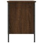 Zapatero madera de ingeniería marrón roble 69x35x50 cm de vidaXL, Zapateros y organizadores de calzado - Ref: Foro24-831837, ...