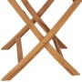 Mesa de jardín plegable madera de teca maciza 85x76 cm en Mesas de jardín | Comprar online en Foru.es