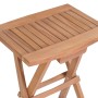 Taburetes plegables de cocina 4 unidades madera de teca maciza en Sillas de jardín | Comprar online en Foru.es