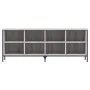 Zapatero madera de ingeniería gris Sonoma 131x35x50 cm de vidaXL, Zapateros y organizadores de calzado - Ref: Foro24-831851, ...
