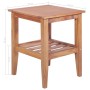 Mesa de centro madera maciza de teca 40x40x50 cm en Mesas de centro | Comprar online en Foru.es
