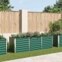 Arriate de jardín de acero galvanizado verde 240x80x77 cm en Macetas y jardineras | Comprar online en Foru.es