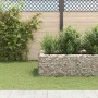 Arriate de gaviones de acero 360x90x50 cm en Macetas y jardineras | Comprar online en Foru.es