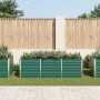 Arriate de jardín de acero galvanizado verde 240x80x77 cm en Macetas y jardineras | Comprar online en Foru.es