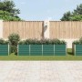Arriate de jardín de acero galvanizado verde 320x80x77 cm en Macetas y jardineras | Comprar online en Foru.es