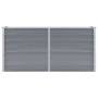 Arriate elevado de jardín acero galvanizado gris 160x40x77 cm en Macetas y jardineras | Comprar online en Foru.es
