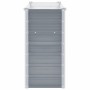 Arriate elevado de jardín acero galvanizado gris 160x40x77 cm en Macetas y jardineras | Comprar online en Foru.es