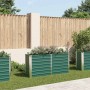 Arriate de jardín de acero galvanizado verde 160x40x77 cm en Macetas y jardineras | Comprar online en Foru.es