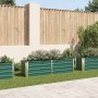 Arriate de jardín de acero galvanizado verde 160x40x45 cm en Macetas y jardineras | Comprar online en Foru.es
