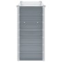 Arriate de jardín de acero galvanizado gris 100x40x77 cm en Macetas y jardineras | Comprar online en Foru.es