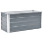 Arriate de jardín de acero galvanizado gris 100x40x45 cm en Macetas y jardineras | Comprar online en Foru.es