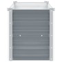Arriate de jardín de acero galvanizado gris 100x40x45 cm en Macetas y jardineras | Comprar online en Foru.es