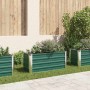 Arriate de jardín de acero galvanizado verde 100x40x45 cm en Macetas y jardineras | Comprar online en Foru.es