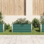 Arriate de jardín de acero galvanizado verde 100x40x45 cm en Macetas y jardineras | Comprar online en Foru.es