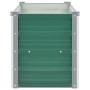 Arriate de jardín de acero galvanizado verde 100x40x45 cm en Macetas y jardineras | Comprar online en Foru.es