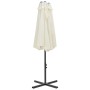 Sombrilla de jardín con palo de aluminio arena 460x270 cm en Sombrillas | Comprar online en Foru.es