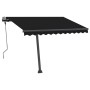 Toldo manual retráctil con LED antracita 300x250 cm en Toldos | Comprar online en Foru.es