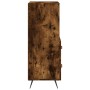 Aparador madera de ingeniería roble ahumado 34,5x34x90 cm de vidaXL, Aparadores - Ref: Foro24-828641, Precio: 52,33 €, Descue...