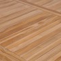 Mesa de jardín de madera maciza de teca 200x100x77 cm en Mesas de jardín | Comprar online en Foru.es