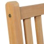 Set de comedor exterior 5 piezas de madera maciza de teca en Conjuntos de jardín | Comprar online en Foru.es