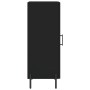 Aparador de madera contrachapada negro 34,5x34x90 cm de vidaXL, Aparadores - Ref: Foro24-828805, Precio: 65,17 €, Descuento: %
